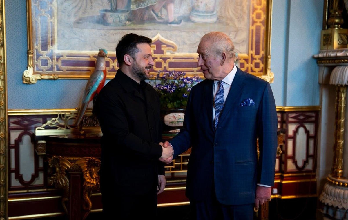 Фото для новини:Зеленський побував на аудієнції в Чарльза ІІІ