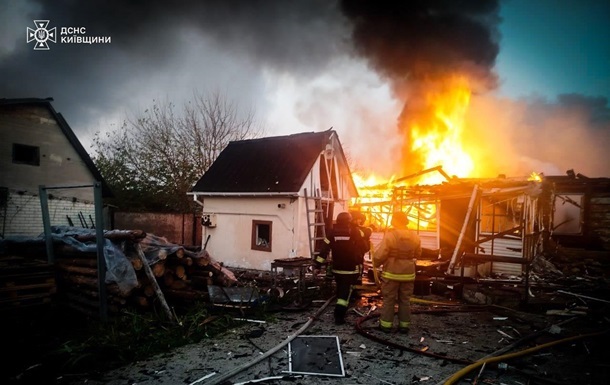 Фото для новини:БПЛА атакували Київщину, є поранений