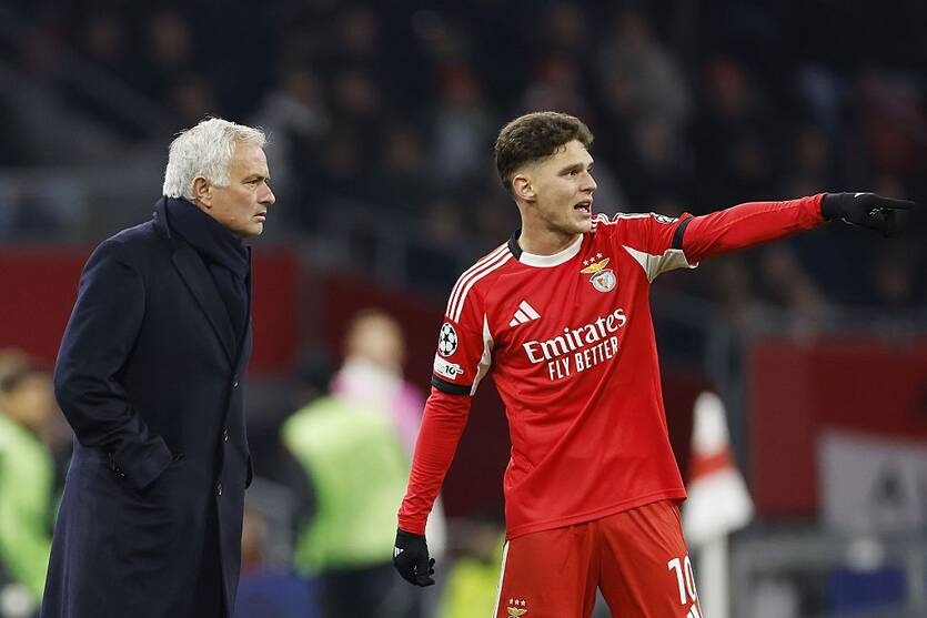 Фото для новини:Моурінью пояснив, чому Судаков не зіграв проти Спортінга