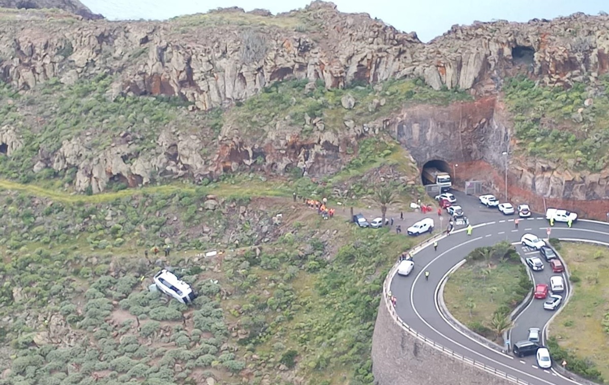 Фото для новини:На Канарах перекинувся автобус з туристами, є жертви