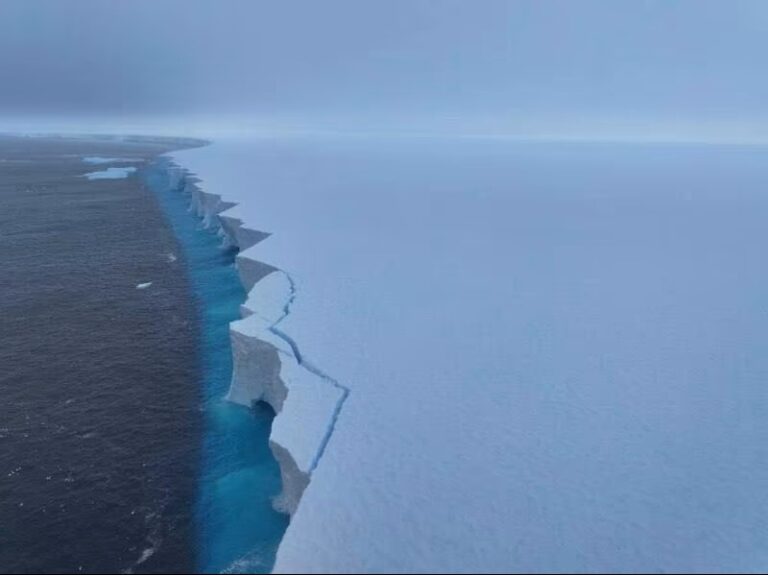 Фото для новини:Найбільший у світі айсберг майже повністю розпався