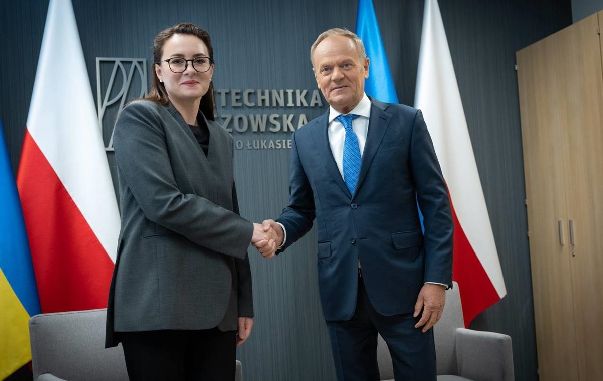 Фото для новини:Свириденко провела переговори з Туском в Польщі