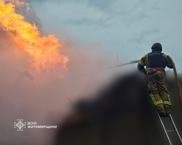 Фото для новини:Вночі ворог вдарив по Житомирській області
