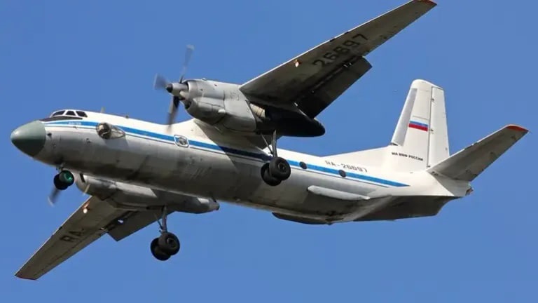 Фото для новини:Втрата Росією Ан-26 над Кримом: відомі деталі