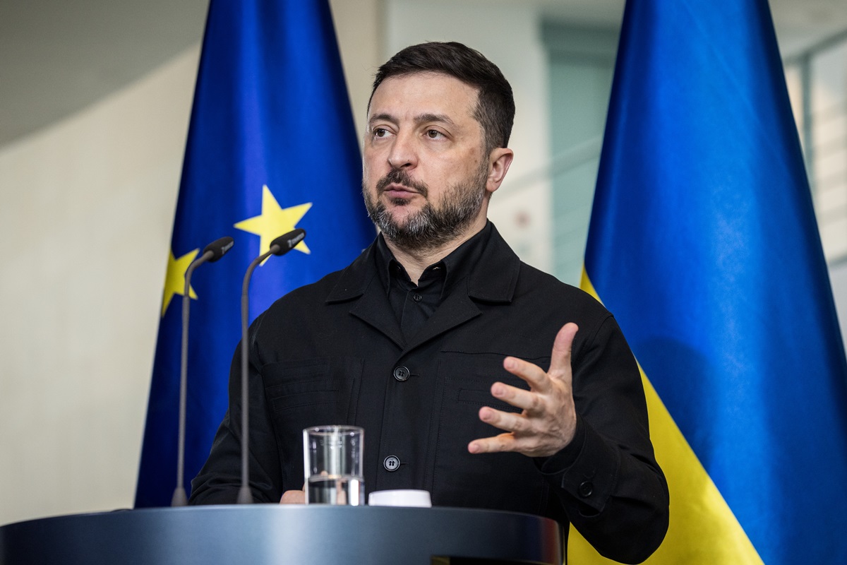 Фото для новини:Зеленський запропонував ЄС проєкт захисту від БПЛА