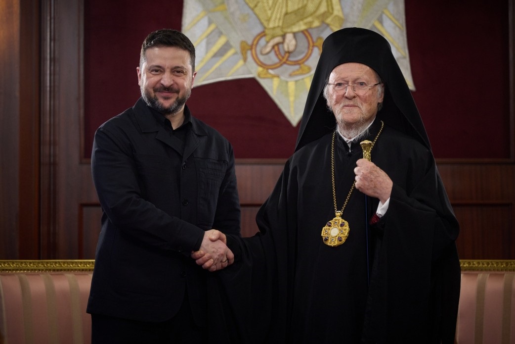 Фото для новини:Зеленський зустрівся з Вселенським патріархом
