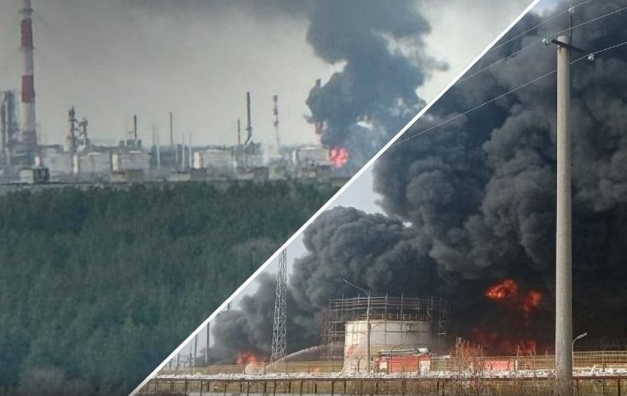 Фото для новини:ЗСУ уразили одразу чотири нафтові об'єкти РФ