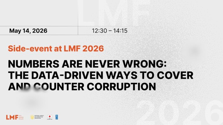 Фото для новини:Numbers are never wrong: the data-driven ways to cover and counter corruption