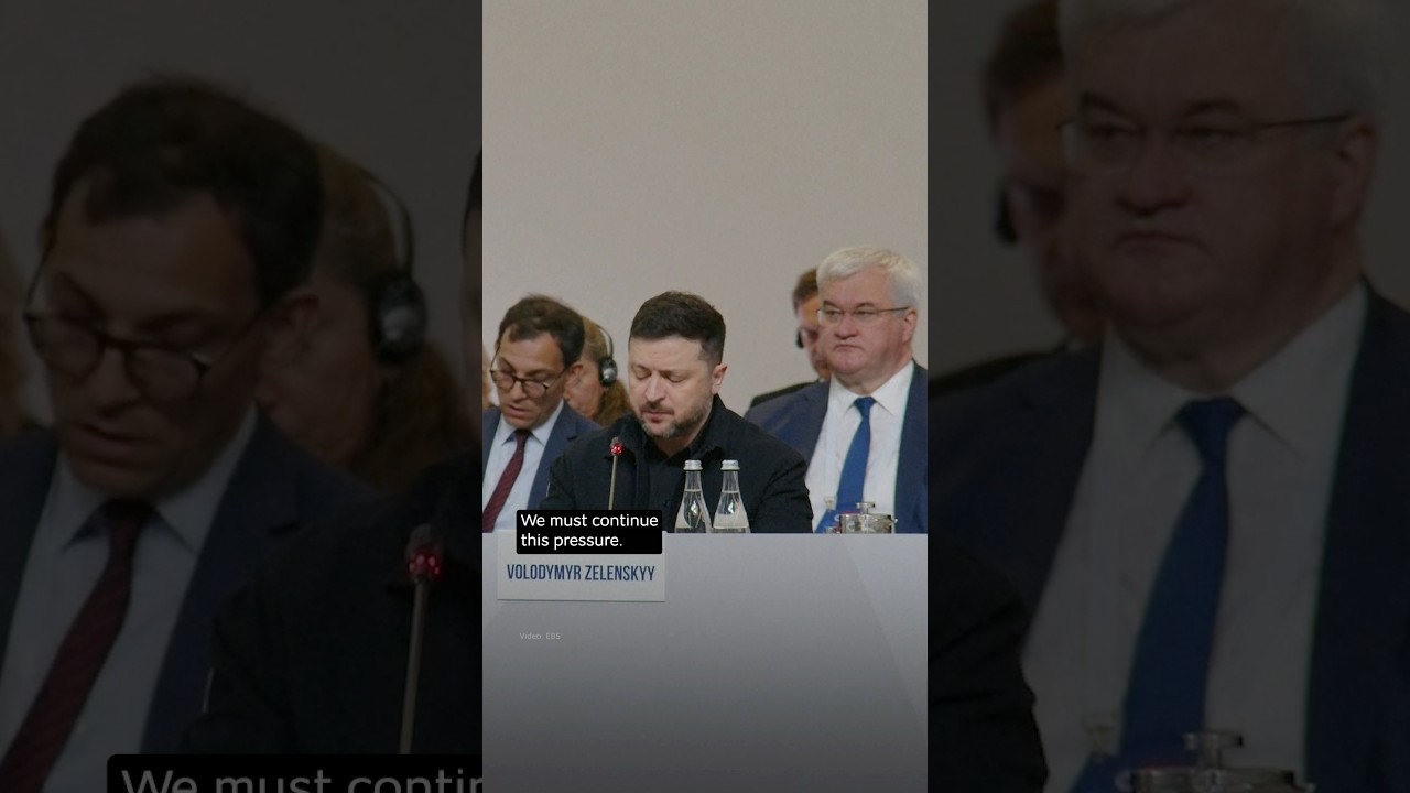 Фото для новини:"We must continue pressure and move Russia to diplomacy”, President of Ukraine Volodymyr Zelenskyy