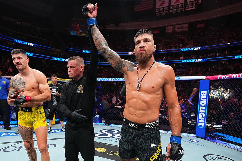 Фото для новини:Амосов здобув другу перемогу в UFC