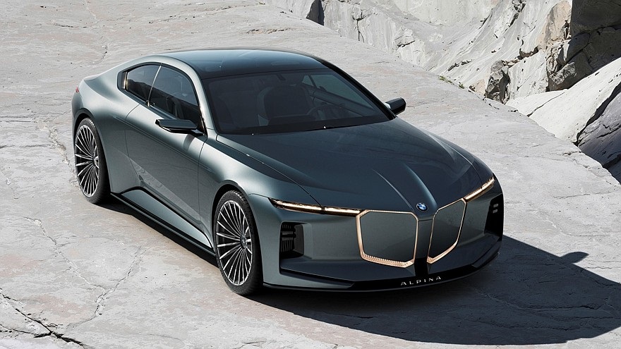 Фото для новини:BMW показала розкішне купе Vision Alpina