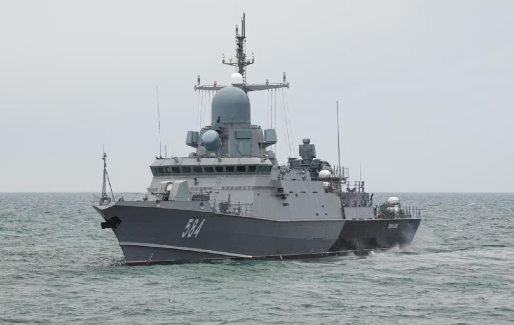 Фото для новини:ЗСУ уразили ракетний корабель на Каспії