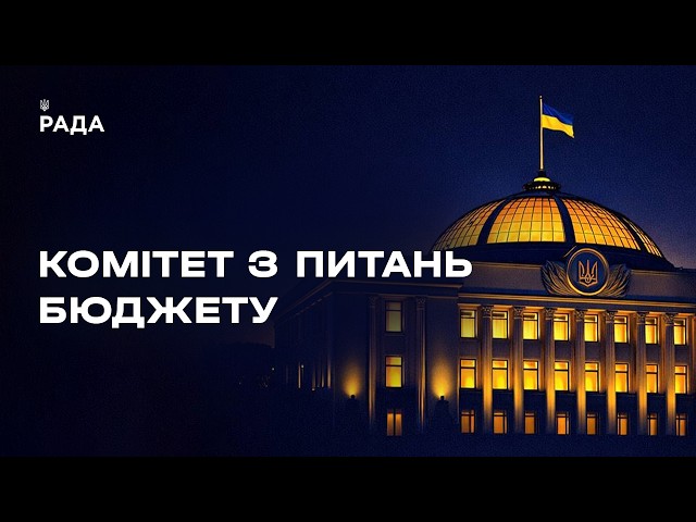 Фото для новини:Засідання Комітету з питань бюджету 08.06.2026