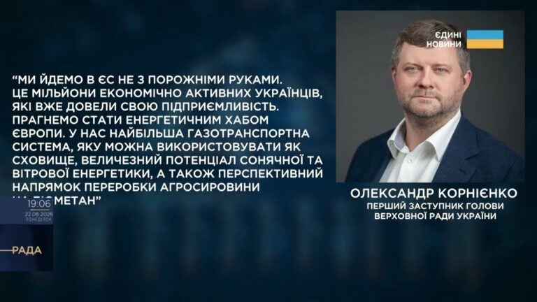 Фото для новини:Парламентський день 22.06.2026
