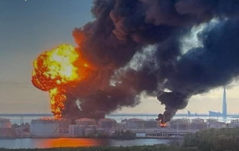 Фото для новини:Атака на Петербург: Генштаб повідомив подробиці
