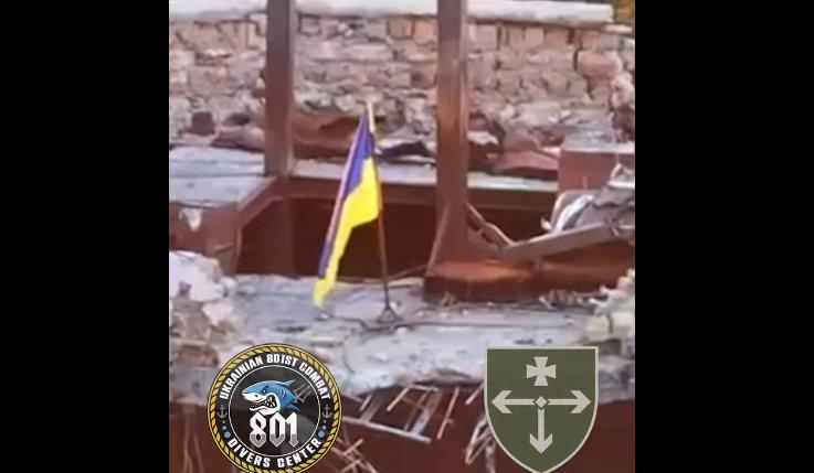 Фото для новини:На Кінбурнській косі підняли прапор України