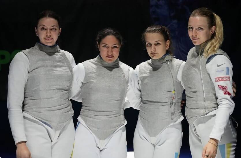 Фото для новини:Першу в історії медаль на чемпіонаті Європи вибороли українські рапіристки
