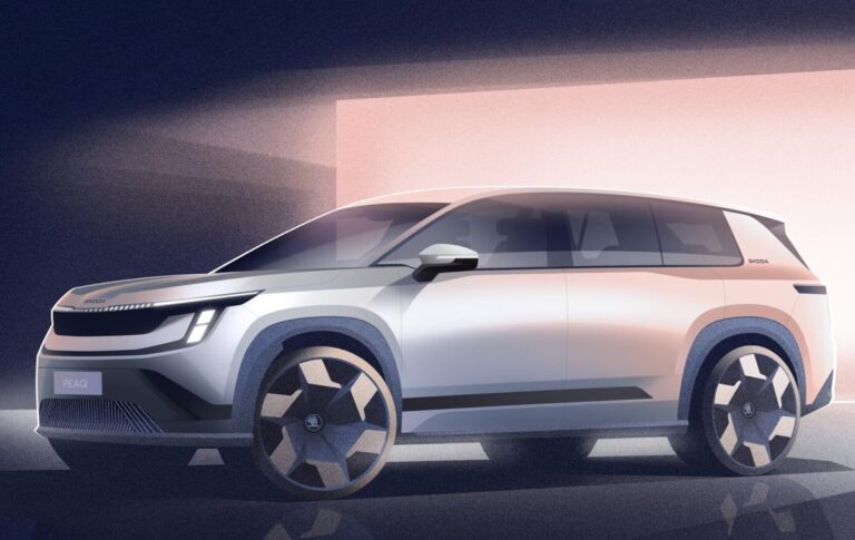 Фото для новини:Skoda показала свій найбільший електрокросовер до прем'єри