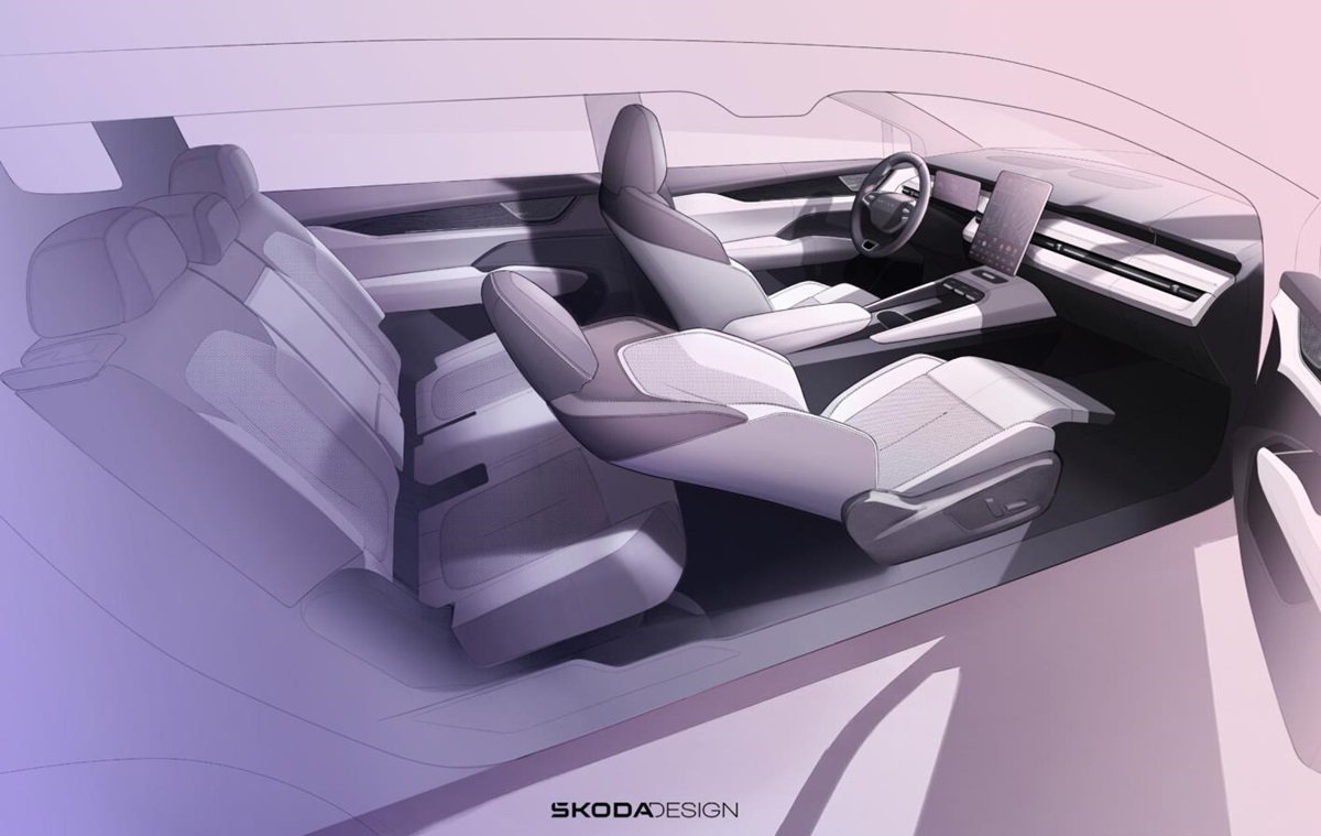 Фото для новини:Skoda розкрила інтер&rsquo;єр нового електрокросовера Peaq перед прем&rsquo;єрою
