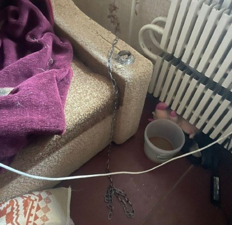 Фото для новини:У Кам'янському мати приковувала 7-річного сина ланцюгом до батареї