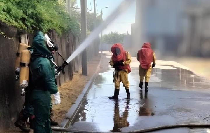 Фото для новини:У Запоріжжі стався витік хмари аміаку