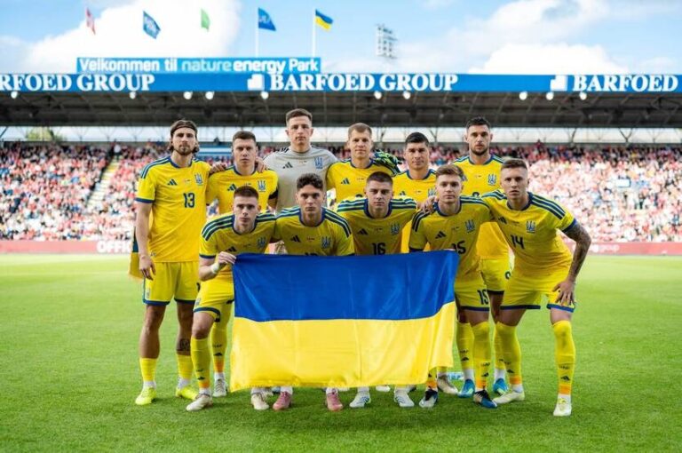 Фото для новини:Збірна України провела лише половину спарингу із збірною Данії