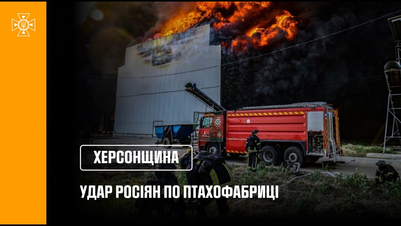 Фото для новини:Херсонщина: російська авіація завдала удару по птахофабриці