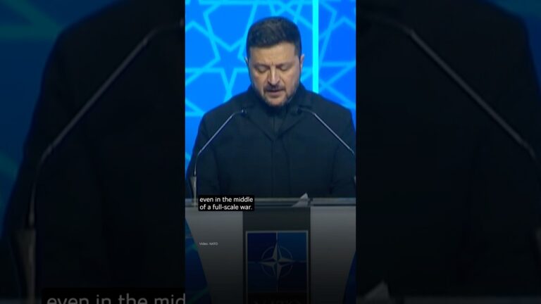 Фото для новини:President Volodymyr Zelenskyy’s Speech at the NATO Summit in Ankara