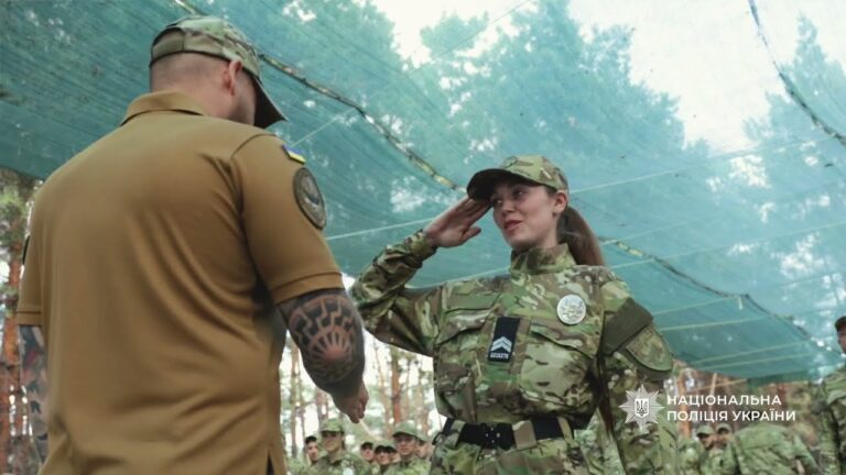 Фото для новини:На Київщині відбувся четвертий випуск патрульних після посиленого курсу підготовки