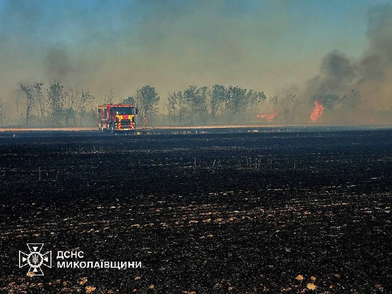 Фото для новини:Росіяни вдарили по полях на Миколаївщині