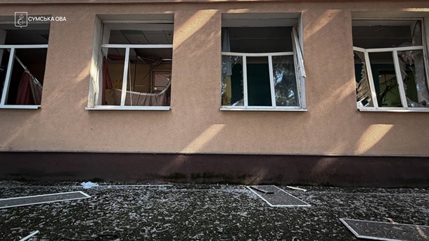 Фото для новини:Удар по школі в Сумах: зросла кількість постраждалих, серед них діти