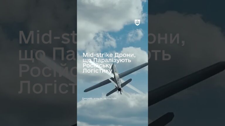 Фото для новини:Mid-strike дрони паралізують логістику ворога
