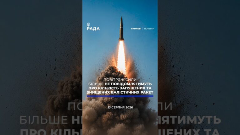 Фото для новини:🗓️ 13.08.2026☀️ Ранкові новини🔴 1632-й день війни