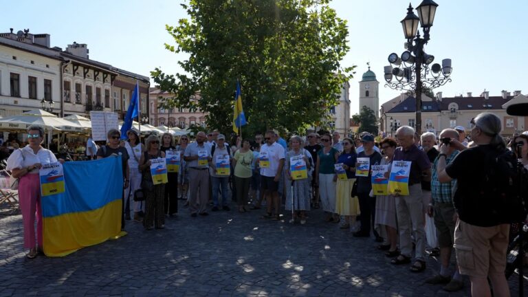 Фото для новини:По Польщі прокотилася хвиля мітингів проти українофобії