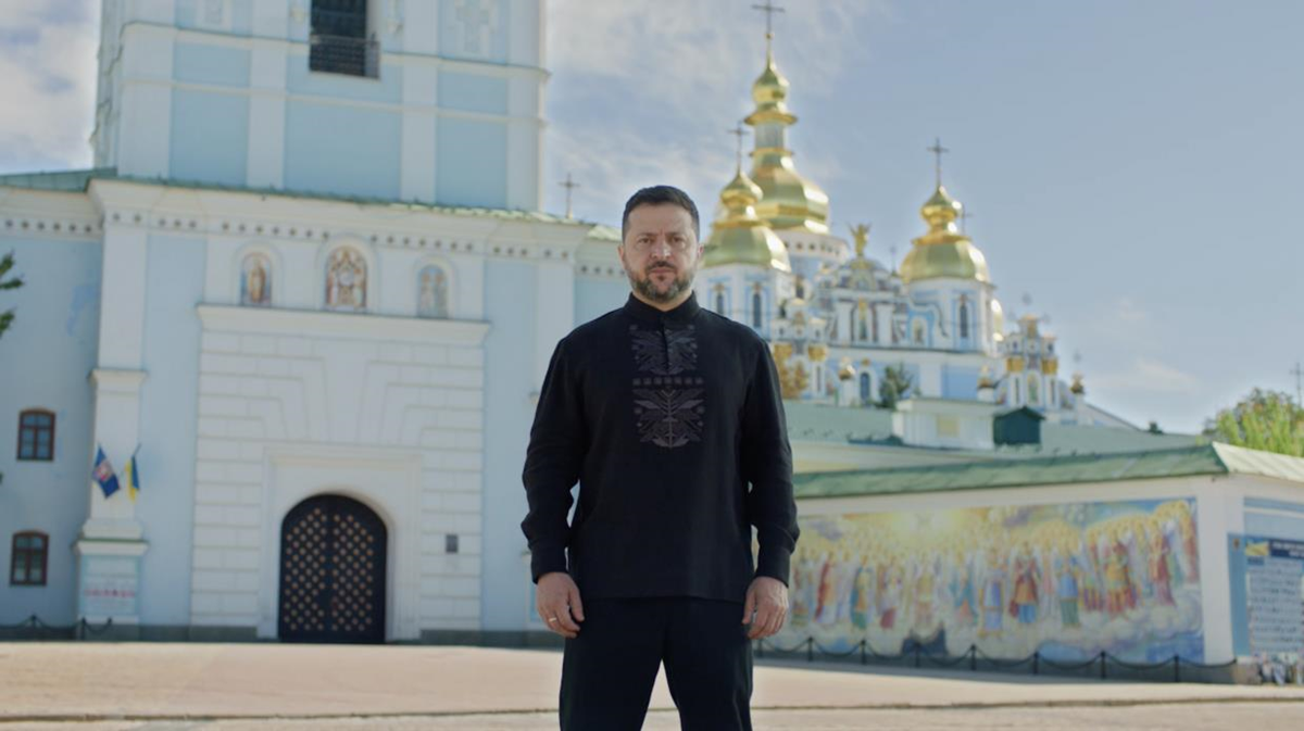 Фото для новини:Зеленський зробив звернення у День Незалежності